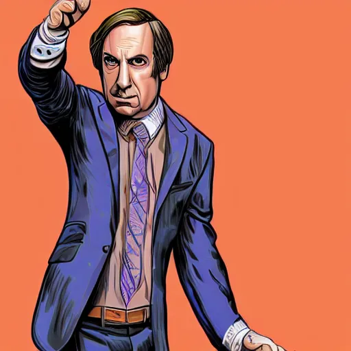 Prompt: Saul Goodman , accurate anatomy, accurate hands, highly detailed, digital art, epic, masterpiece,