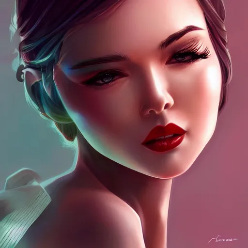 Image similar to woke up by artgerm