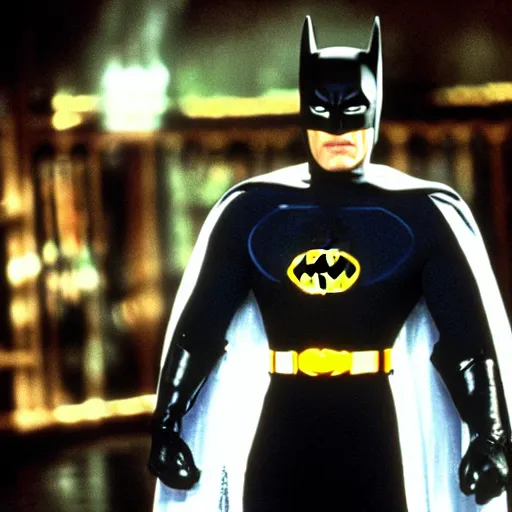 Image similar to tom hanks as batman in batman forever movie