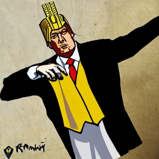 Prompt: pharaoh donald trump