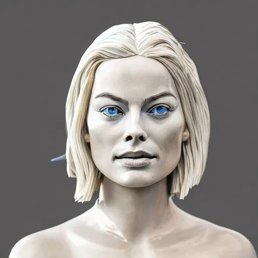 Prompt: a water sculpture in the shape of a margot robbie, on the ocean water, cinematic, in the style of johnson tsang, long shot, hyper detailed, hyper realistic, ray tracing, 8 k resolution, sharp focus, realistic water, award winning