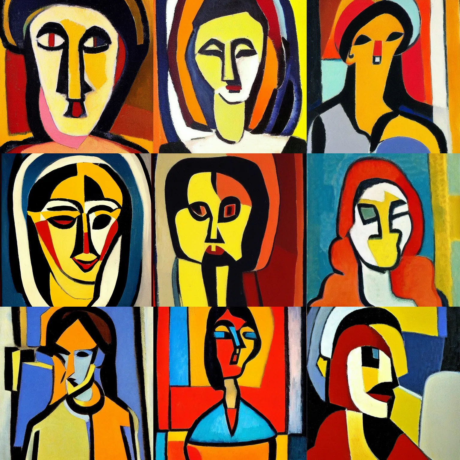 beautiful woman portrait, by Karl Schmidt-Rottluff | Stable Diffusion ...