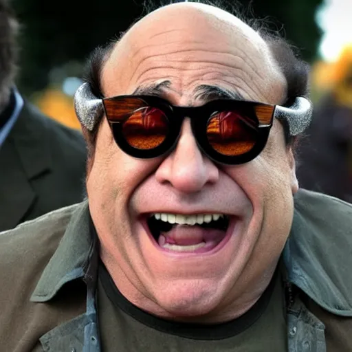 Image similar to Danny Devito as Dr Robotnik, photo, detailed, 4k