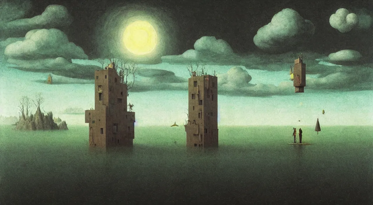 Prompt: single flooded simple!! fungus tower clear empty sky, very coherent and colorful high contrast ultradetailed photorealistic masterpiece by franz sedlacek dean ellis simon stalenhag rene magritte hieronymus bosch gediminas pranckevicius, dark shadows, sunny day, hard lighting