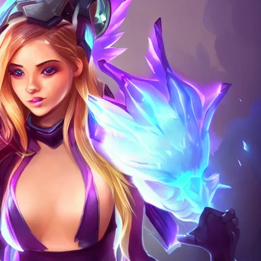 Prompt: hot picture of zoe from league of legends