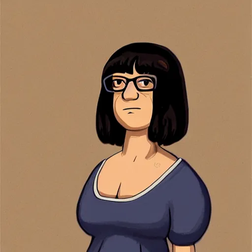 Prompt: tina belcher by titian