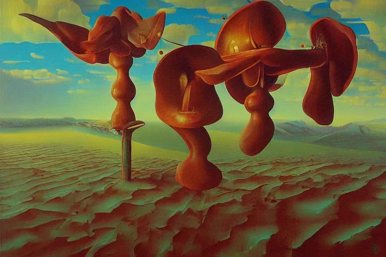 Image similar to boards of canada, surrealism, elegant oil painting, highly detailed