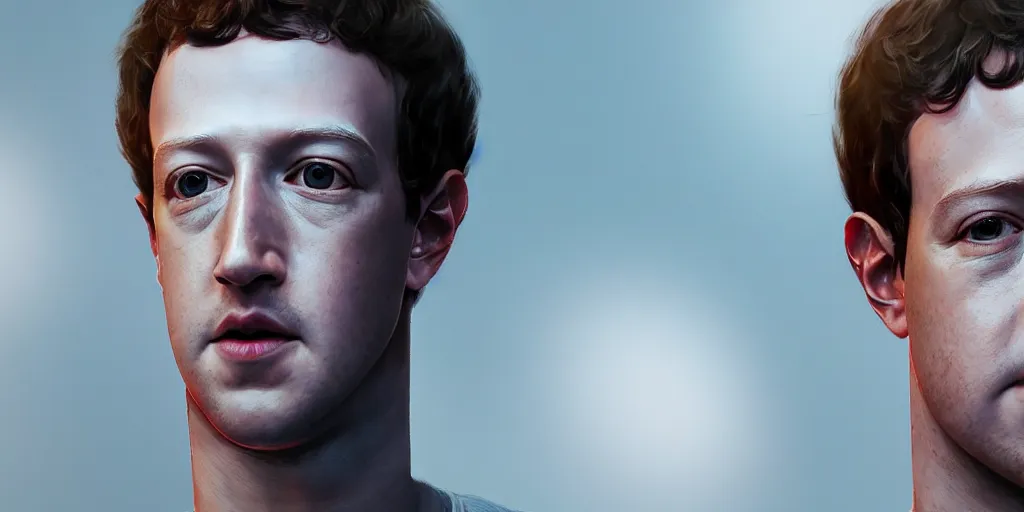 Prompt: a portrait of Mark Zuckerberg, volumetric lighting, made by Stanley Artgerm Lau, WLOP, Rossdraws, ArtStation, CGSociety, concept art, cgsociety, octane render, trending on artstation, artstationHD, artstationHQ, unreal engine, 4k, 8k,