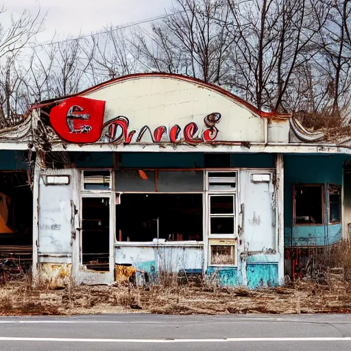 Image similar to abandoned diner with rotting food