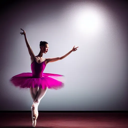 Image similar to ballerina dance in smoke, full body, two detailed legs and hands, highly detailed, photorealistic portrait, bright studio setting, studio lighting, crisp quality and light reflections, unreal engine 5 quality render