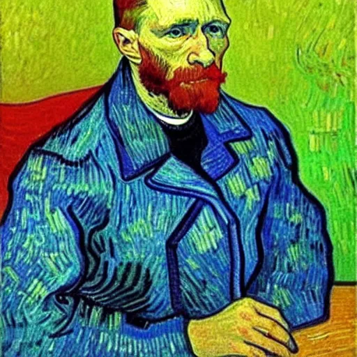 Image similar to Putin by Van Gogh