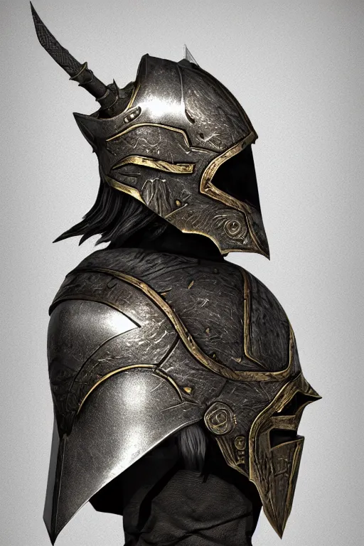 Image similar to king legends knight warrior helmet skyrim mask elder scrolls v nordic armor bethesda adam adamowicz illustration character design concept hardmesh zbrush central