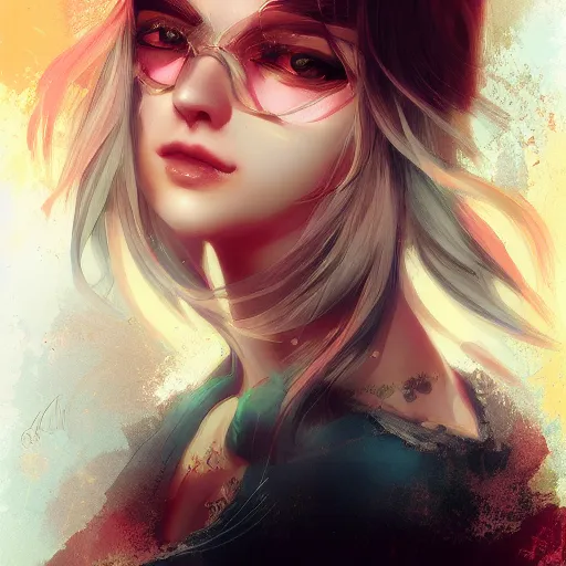 Prompt: photo of young woman by ross tran