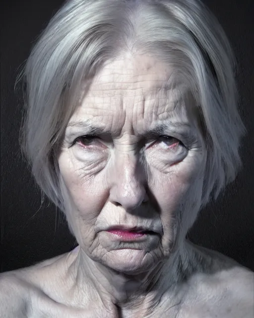 Prompt: sad adult woman character portrait, by james gurney, highly detailed, dynamic shadows, 4 k, splash art