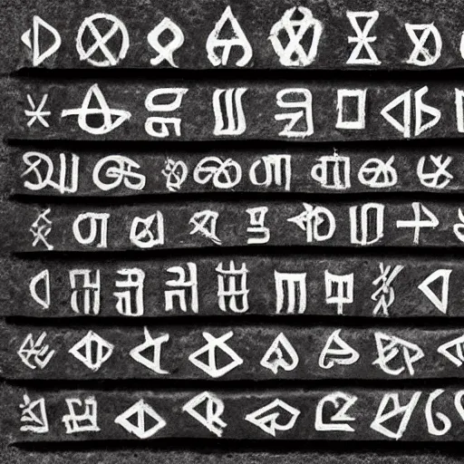 Image similar to ancient runes