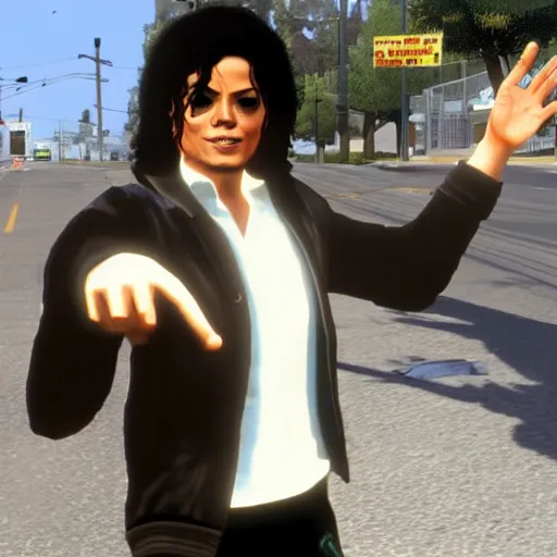 michael jackson in gta | Stable Diffusion