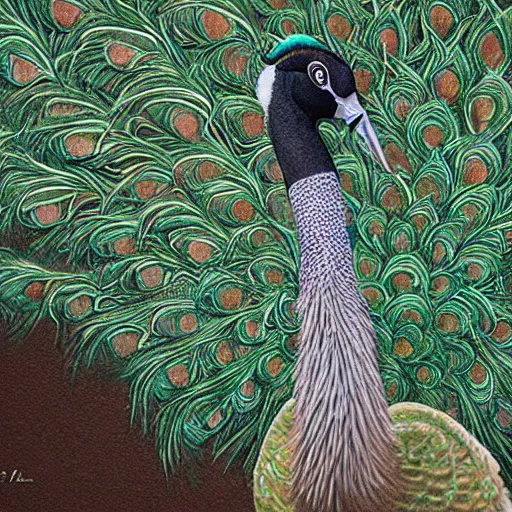 Image similar to peahen