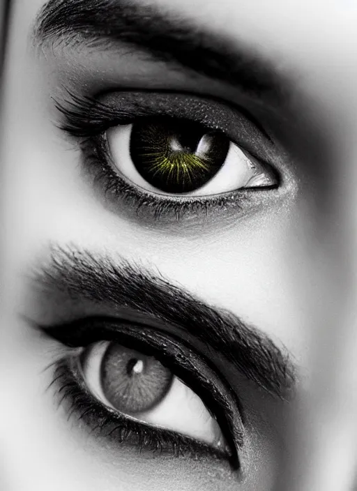 Prompt: portrait of a stunningly beautiful eye, multiplied