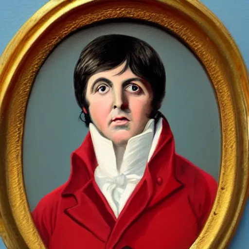 Prompt: regency era painting of paul mccartney