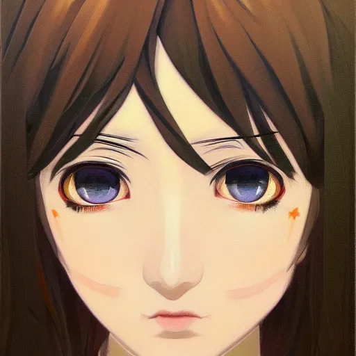 Prompt: Intricate five star Anime girl Facial portrait by Pablo Picasso, oil on canvas, high detail, matte finish, high contrast, 3d depth, masterpiece, vivid colors, artstationhd