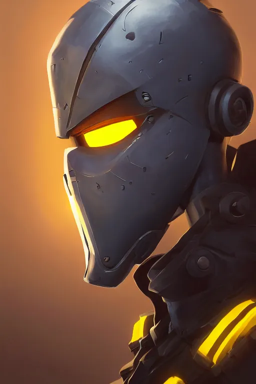 Image similar to epic mask helmet robot ninja portrait stylized as fornite style game design fanart by concept artist gervasio canda, behance hd by jesper ejsing, by rhads, makoto shinkai and lois van baarle, ilya kuvshinov, rossdraws global illumination radiating a glowing aura global illumination ray tracing hdr render in unreal engine 5