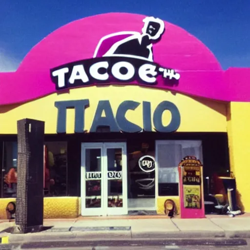 Image similar to the 2 pac taco at taco bell. thug life!