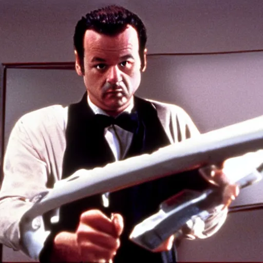 Image similar to bill murray in pulp fiction, movie still, promotional shot