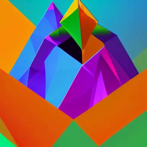 Prompt: mix low poly, high details, artistic, drawing, very colorful