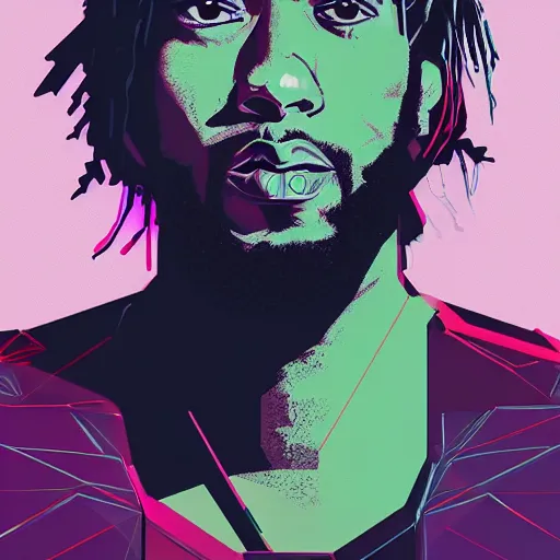 Image similar to a cybernetically enhanced portrait of kawhi leonard by conrad roset, hyperdetailed, cyberpunk, cool, trending on artstation