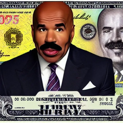 Image similar to Steve harvey on a dollar bill