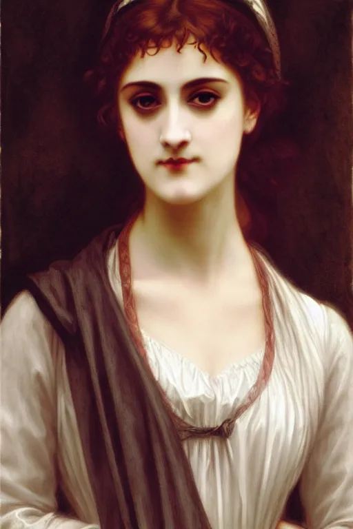 Prompt: gothic jane austen, painting by rossetti bouguereau, detailed art, artstation