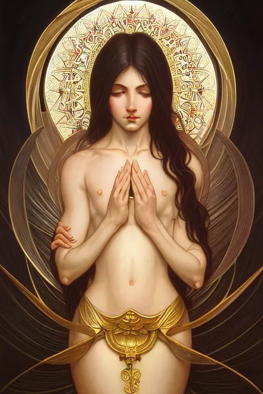 Image similar to perfectly detailed lotus!!! blessed by nature with ever - increasing physical mental perfection, symmetrical! intricate, sensual features, highly detailed, biblical divine holy perfection!! digital painting, artstation, concept art, smooth, sharp focus, illustration, art by artgerm and greg rutkowski and alphonse mucha