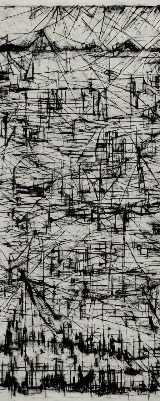 Prompt: diagram of a utopia, by bernard buffet and stephen gammell and emil nolde, 8 k, trending on artstation