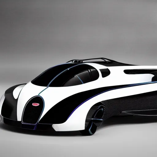 Prompt: a bugatti spaceship