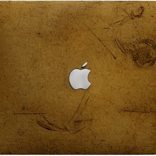 Image similar to drawing of a macbook by leonardo da vinci, ultra realistic, concept art, intricate details, highly detailed, photorealistic