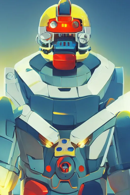 Image similar to metabots medabots medarotto medarot robot minimalist comics helmet mask neon cybereye, behance hd by jesper ejsing, by rhads, makoto shinkai and lois van baarle, ilya kuvshinov, rossdraws global illumination ray tracing hdr radiating a glowing aura