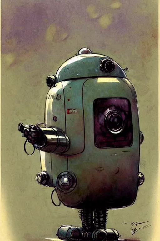 Prompt: ( ( ( ( ( 1 9 5 0 s retro future android robot fat robot mouse wagon. muted colors., ) ) ) ) ) by jean - baptiste monge,!!!!!!!!!!!!!!!!!!!!!!!!!