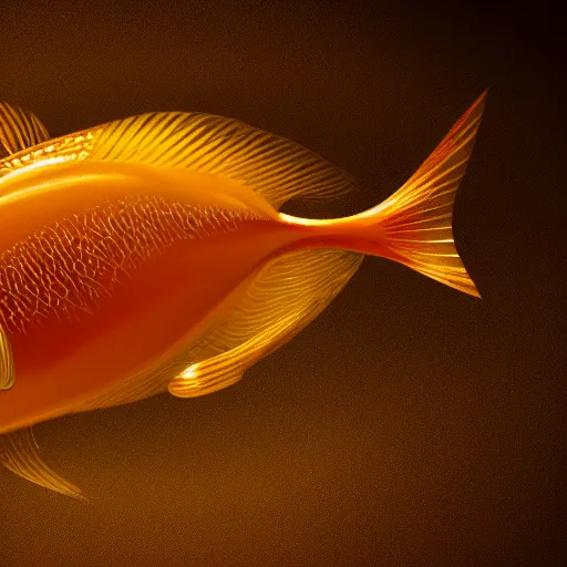 Image similar to golden fish with the monocle and top-hat, realistic, 4k, real world, realistic cinematic,