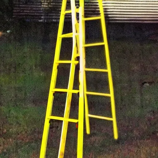 Prompt: Cursed Image of a Ladder