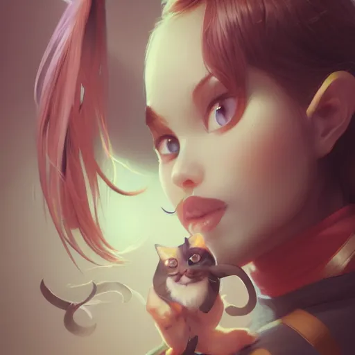 Prompt: crazy cat lady , made by Stanley Artgerm Lau, WLOP, Rossdraws, ArtStation, CGSociety, concept art, cgsociety, octane render, trending on artstation, artstationHD, artstationHQ, unreal engine, 4k, 8k,