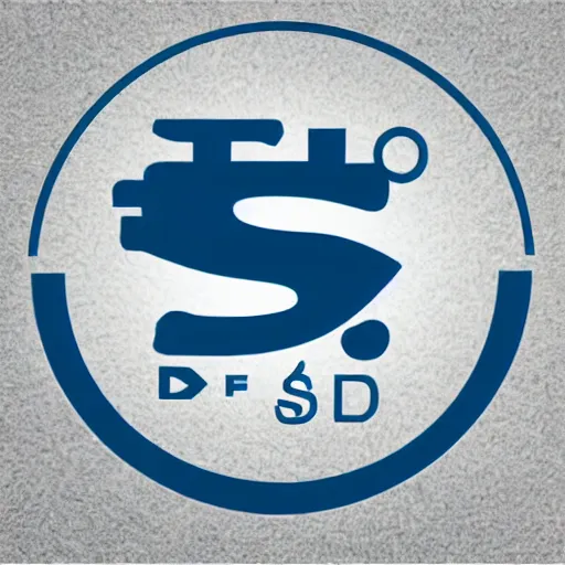 Image similar to a logo for SD with two letters and also reading Stable Diffusion