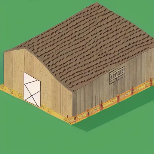 Image similar to isometric knowable barn smpte pattern