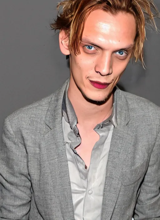 Image similar to Jamie Campbell Bower as a muppet