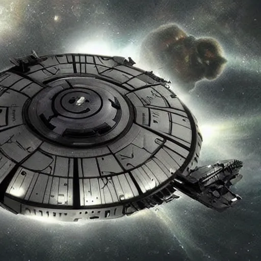 Image similar to ship from series stargate universe