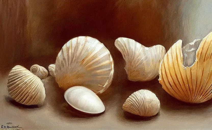 Image similar to Beautiful alchemy seashell. By Konstantin Razumov, highly detailded