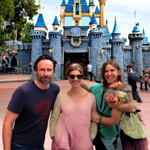 Image similar to andrew lincoln in disneyland