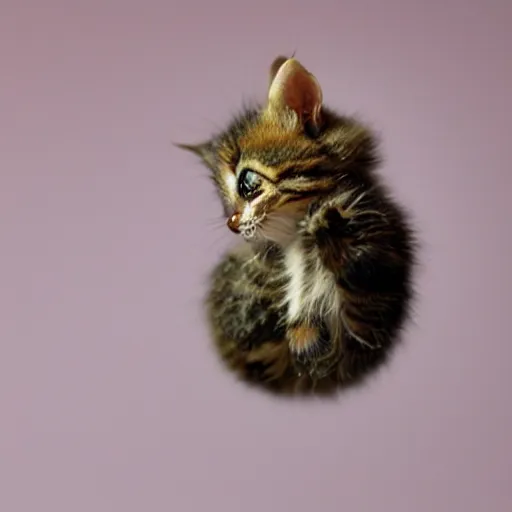 Image similar to photo of world ’ s smallest cat the size of a honeybee