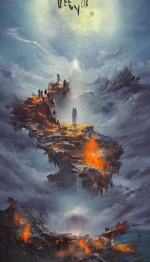 Image similar to the end of the world, by qian xuan