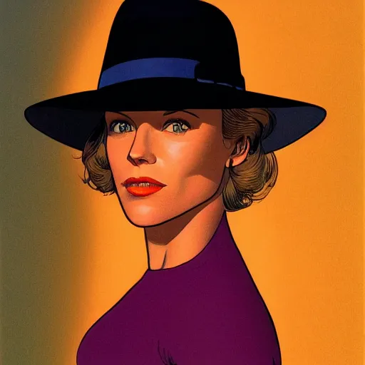 Image similar to rachel mcadams retro minimalist portrait by jean giraud, moebius starwatcher comic, 8 k