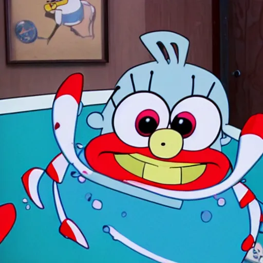 Image similar to photo of real - life mr. krabs from the show spongebob squarepants